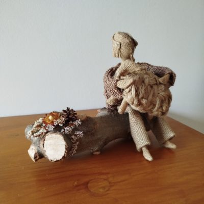 Figurine du grand berger avec son mouton