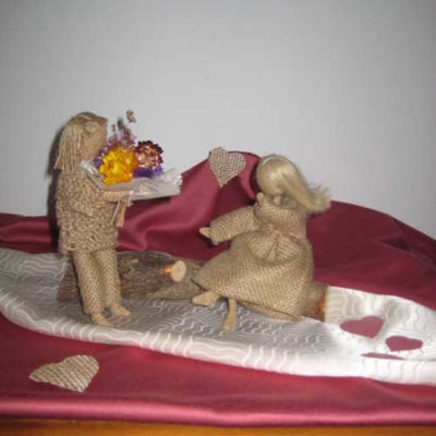 Figurine "Mon premier bouquet"