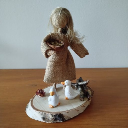 Figurine "Avec mes oies"